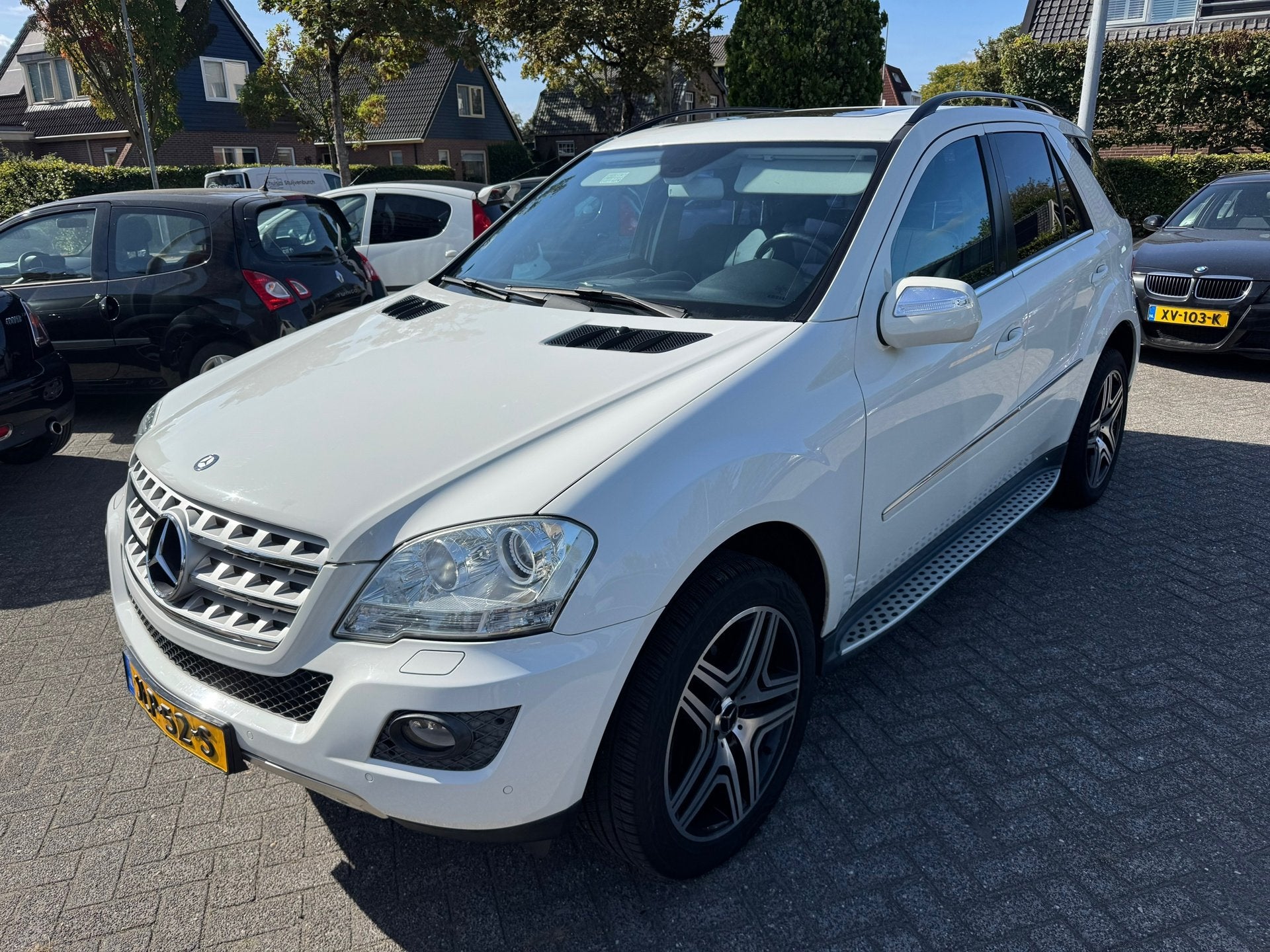 Mercedes-Benz M-klasse 350 CDI 231pk,Apk 31/8/27,Airco,Cruis, Auto's, Automaat, Euro 5, Gebruikt, Traction-control