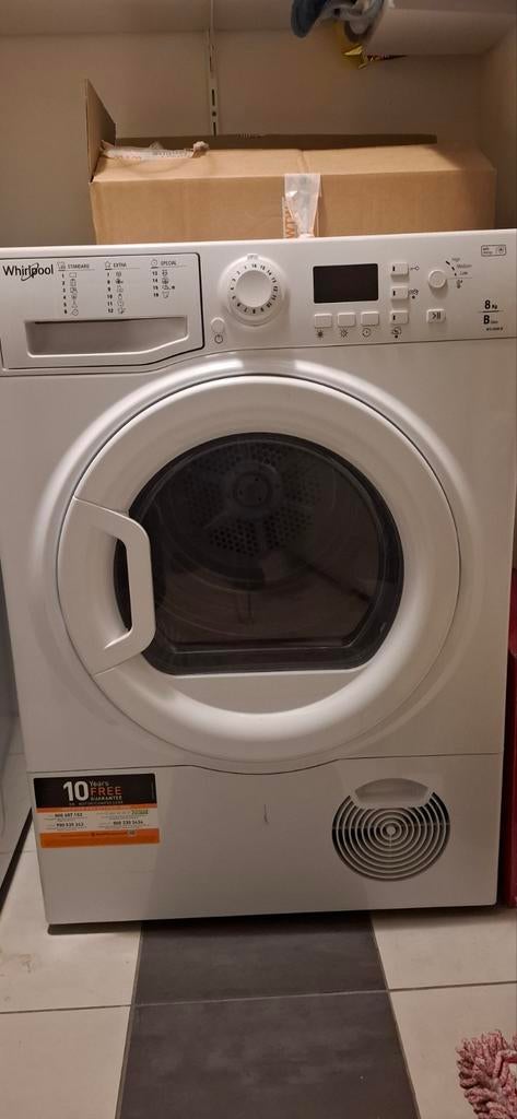 Whirlpool condensdroger - Zo goed als nieuw, Witgoed en Apparatuur, Wasdrogers, Ophalen