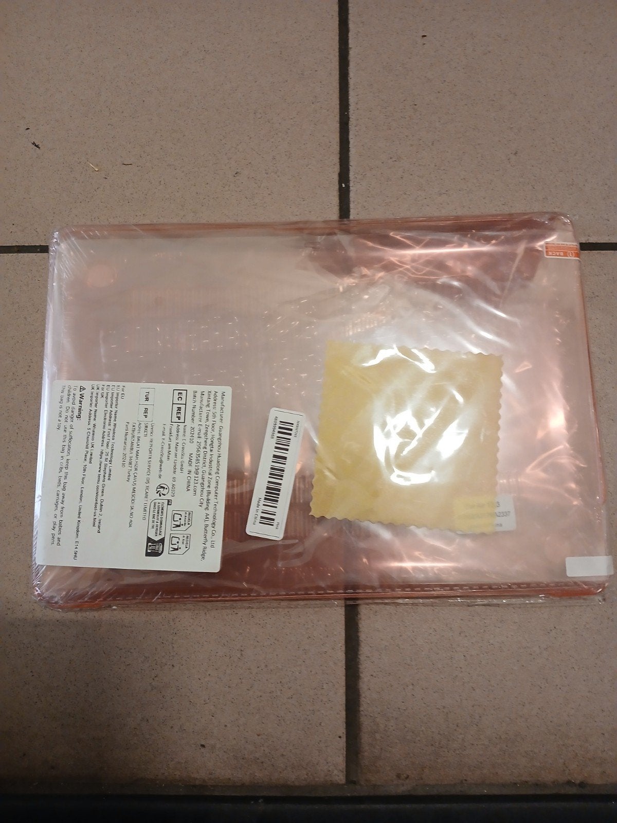 Transparante Laptophoes voor MacBook Air 13.3 inch, Computers en Software, Ophalen of Verzenden, 13 inch, Nieuw, Apple (voor MacBook Air)
