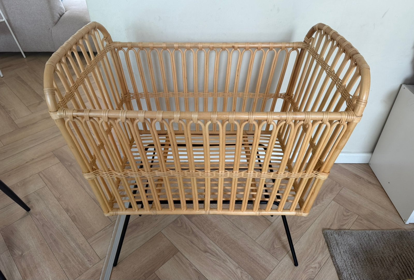 Rotan wieg, Ophalen, Zo goed als nieuw, Wieg