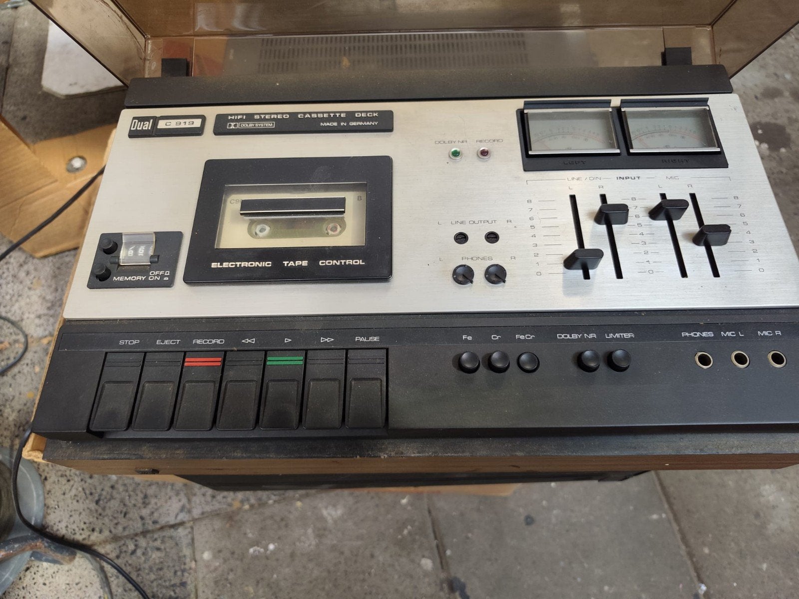 Cassettedeck dual C919 vintage 1974, Audio, Tv en Foto, Cassettedecks, Ophalen, Overige merken