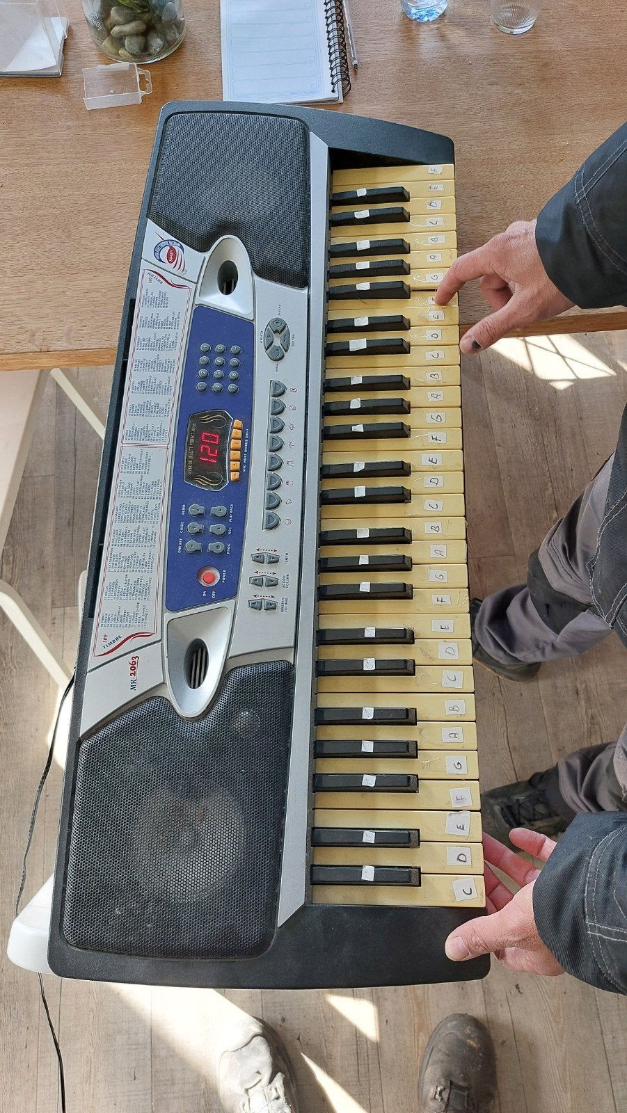 Zimbar MK 2003 Keyboard -  beginners, Ophalen, Gebruikt, 49 toetsen, Overige merken