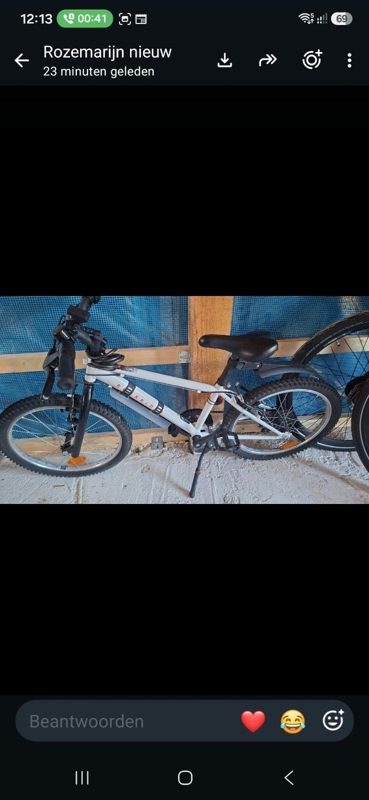 jongensfiets 20 inch merk Rockrider, Fietsen en Brommers, Ophalen, Zo goed als nieuw, Staal