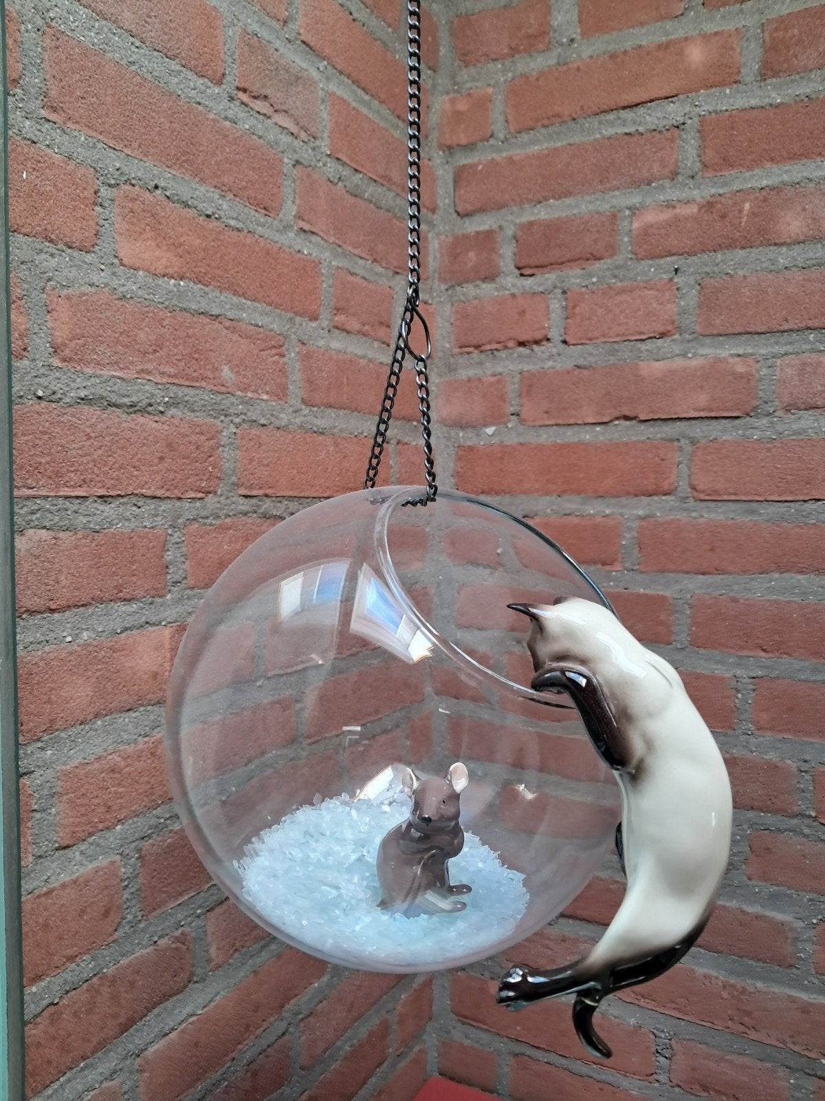 Poes en muis, Verzamelen, Dierenverzamelingen, Ophalen of Verzenden, Zo goed als nieuw, Hond of Kat, Beeldje of Figuurtje