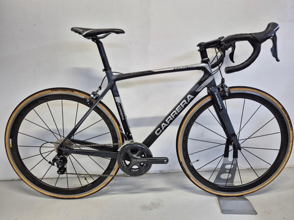 Carrera Veleno TS Ultegra Full Carbon - Maat M, Carbon, Zo goed als nieuw, Meer dan 20 versnellingen, 53 tot 57 cm