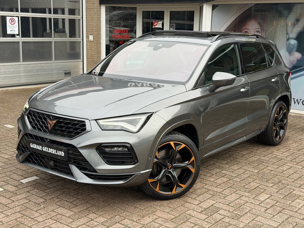 CUPRA Ateca 300PK | Pano | Acc | Virtual | Matrix | Leder/Al, Automaat, Zwart, 4 cilinders, Ateca