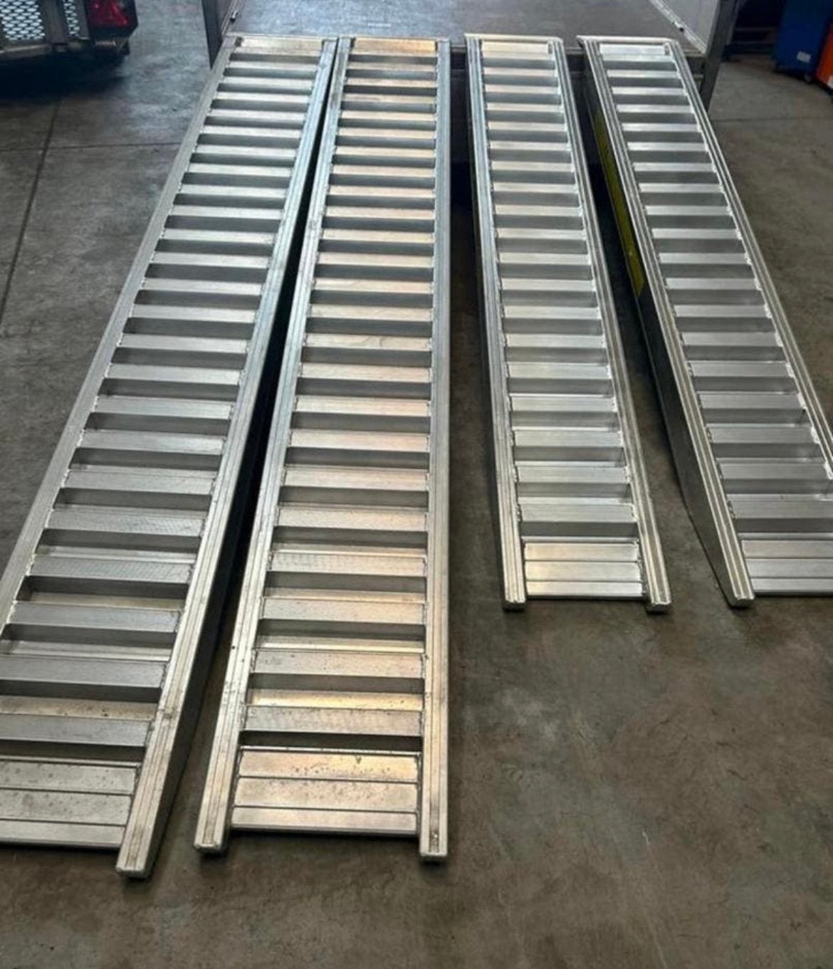 Oprijplaten aluminium 3 ton, 6 ton, nieuw!!, Ophalen, Zo goed als nieuw