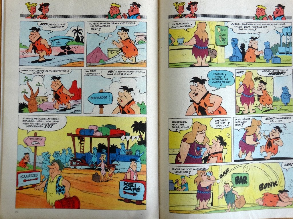 Flintstones nr: 11, Boeken, Gelezen, Ophalen of Verzenden, Hanna Barbera, Eén stripboek