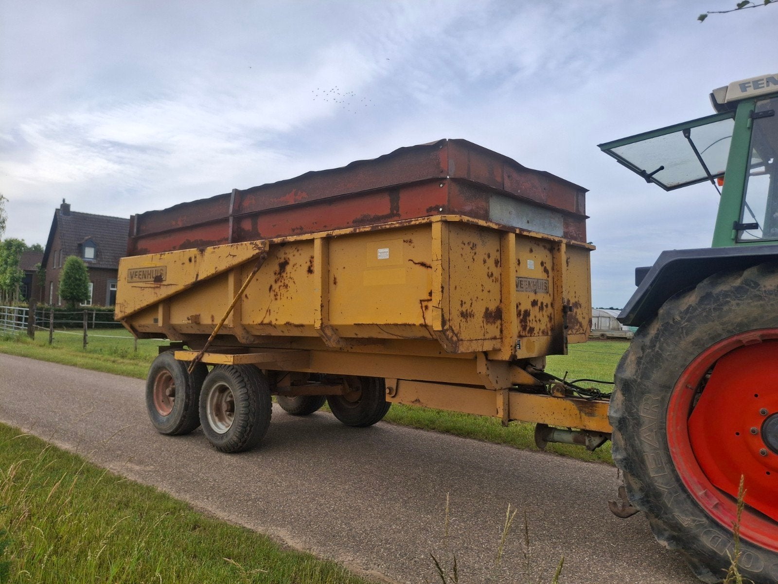 Veenhuis Kipper 10ton, Ophalen, Glastuinbouw, Aardappeltechniek