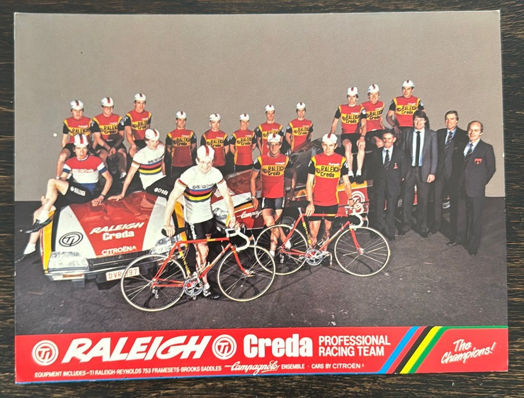 Teamfoto Raleigh Creda, Ophalen of Verzenden, Zo goed als nieuw