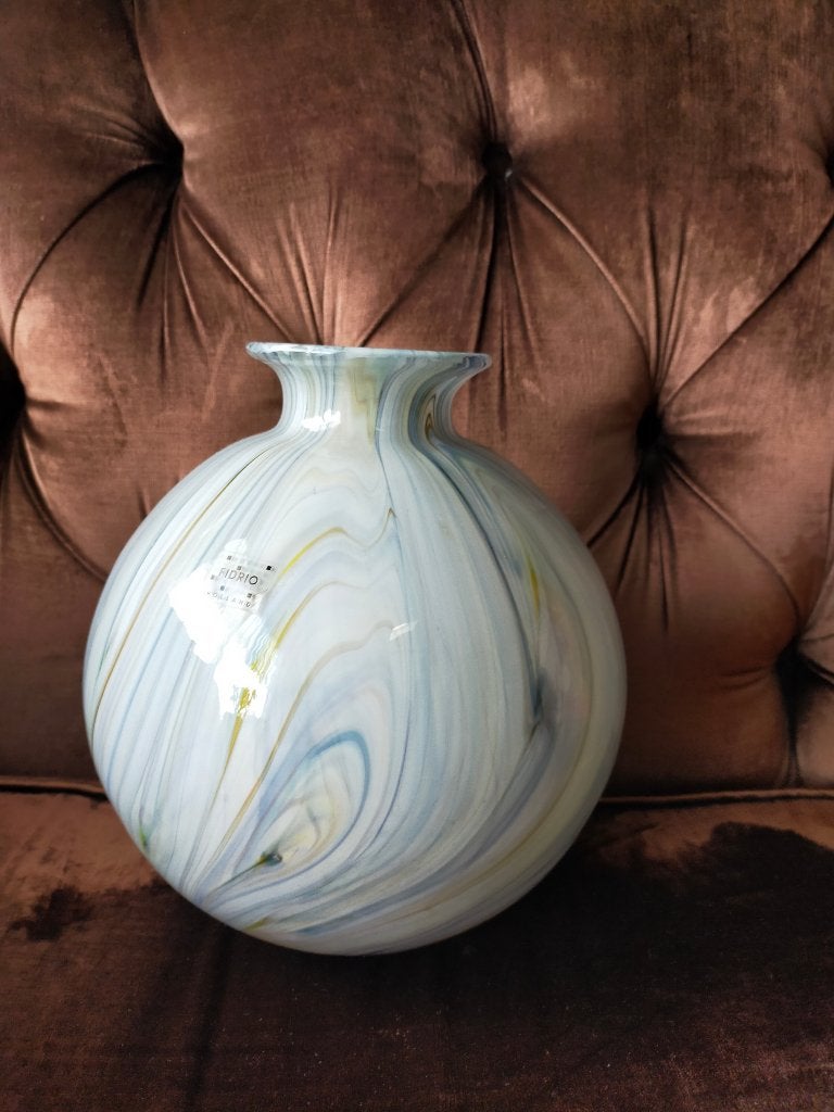 Fidrio vaas, Huis en Inrichting, 24 cm, Meerkleurig, Ophalen of Verzenden, Glas