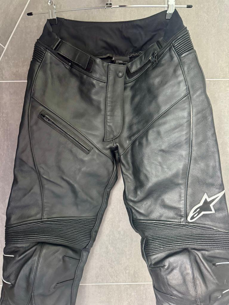 Alpinestars Stella Leren Dames Motorbroek maat 42 (of 40), Kleding | Dames, Broeken en Pantalons, Maat 38/40 (M), Zwart, Ophalen of Verzenden