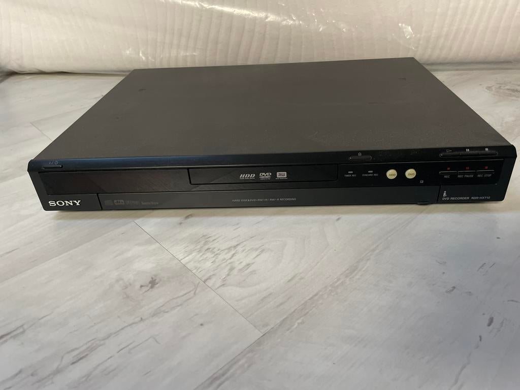 Sony DVD recorder RDR-HX710 met harddisk, Ophalen, Gebruikt, Met harddisk, Dvd-recorder