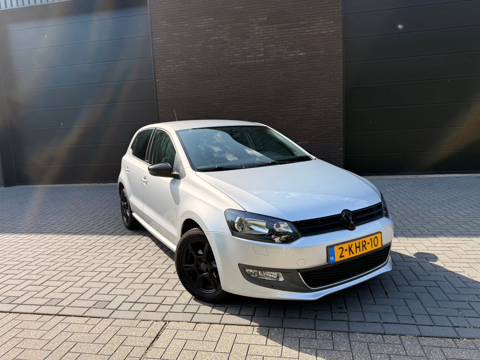 Volkswagen Polo 1.4 2012 Grijs DSG 5DRS Airco Cruise Stoelvw, Stof, 40 €/maand, Zwart, 4 cilinders