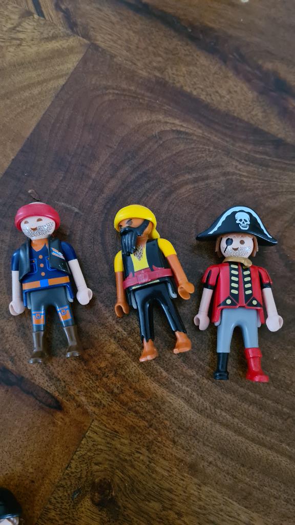PLAYMOBIL PIRAAT 3 STUKS VOOR 2 EURO, Ophalen of Verzenden, Zo goed als nieuw, Los playmobil