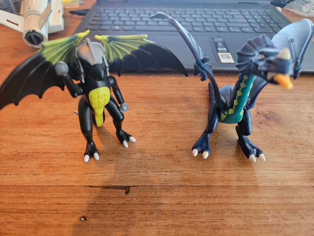 Playmobil Dragons Stormdraak (2x, los), Ophalen of Verzenden, Zo goed als nieuw, Los playmobil
