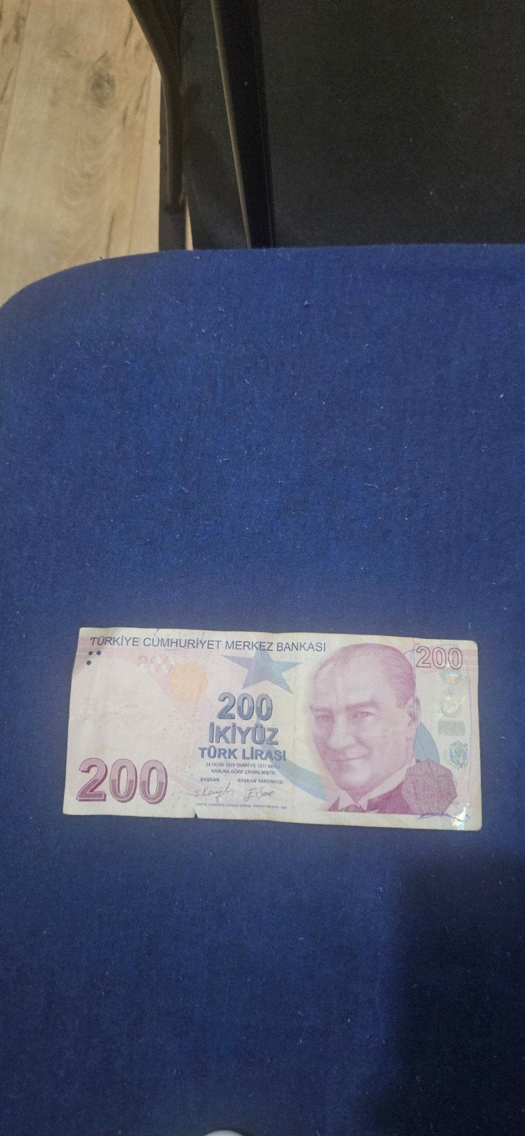 200 Turkse lira (foute bedrukking), Ophalen of Verzenden, Buitenland, Bankbiljetten