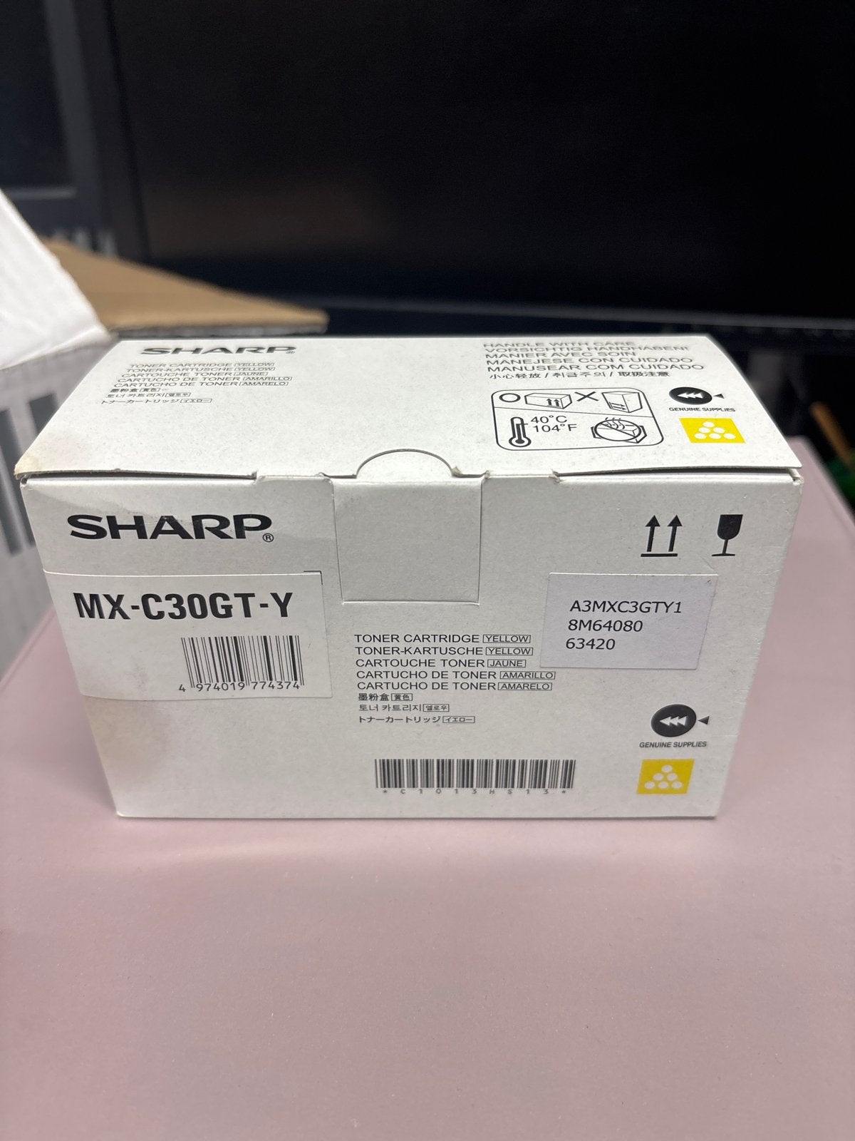 Sharp MX-C30GT-Y Gele Toner Cartridge - Nieuw, Ophalen of Verzenden, Nieuw, Toner