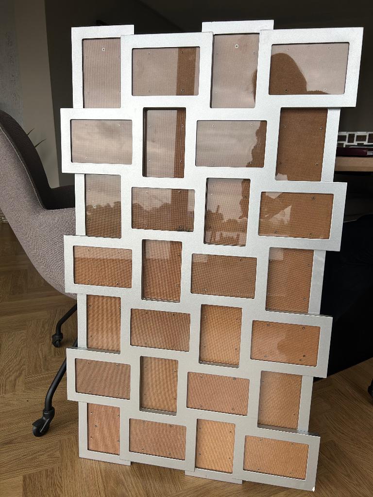 Multi Fotolijsten 28 foto's zilver, Ophalen, Zo goed als nieuw