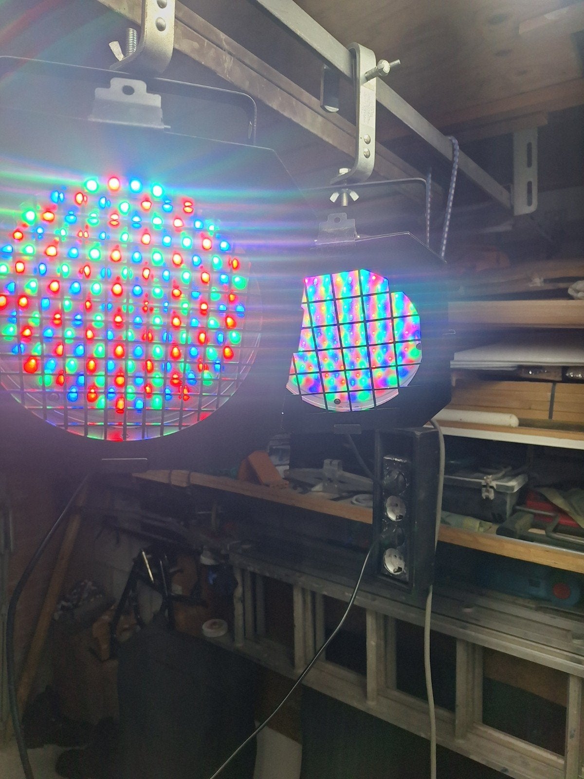 2 x par 56 led, Muziek en Instrumenten, Ophalen of Verzenden, Gebruikt, Licht
