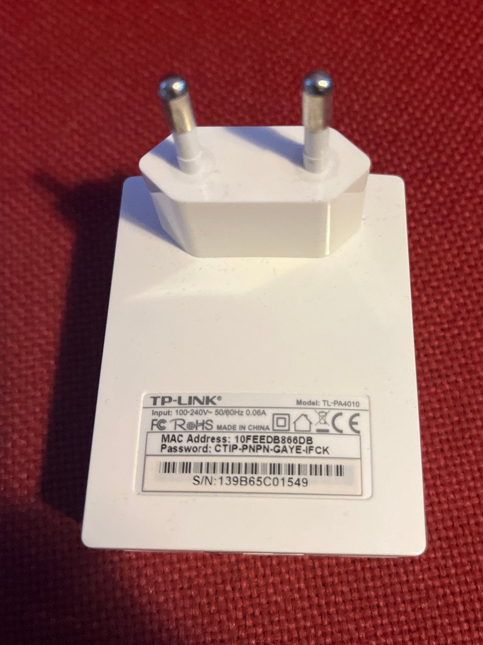 TP-Link Powerline Adapters (1+2 stuks) - WiFi AV500, Ophalen of Verzenden, Gebruikt