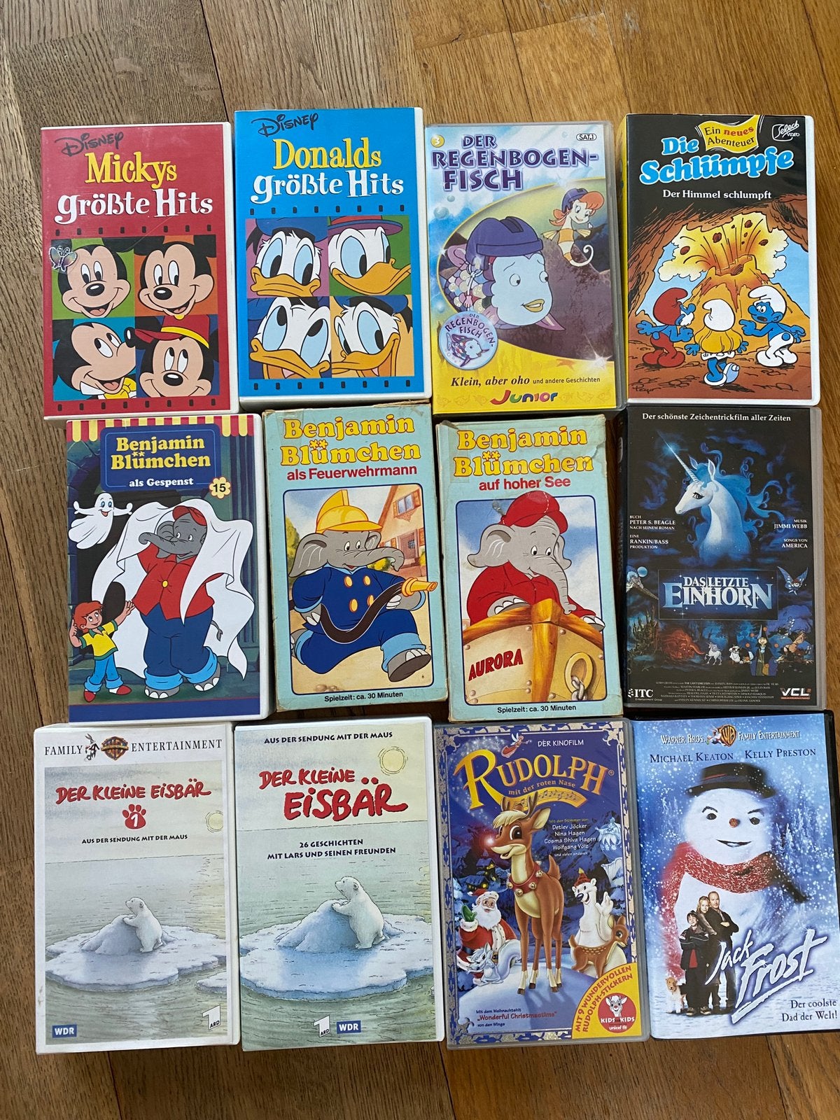 Diverse duitstalige videobanden, Cd's en Dvd's, VHS | Kinderen en Jeugd, Alle leeftijden, Ophalen of Verzenden, Zo goed als nieuw