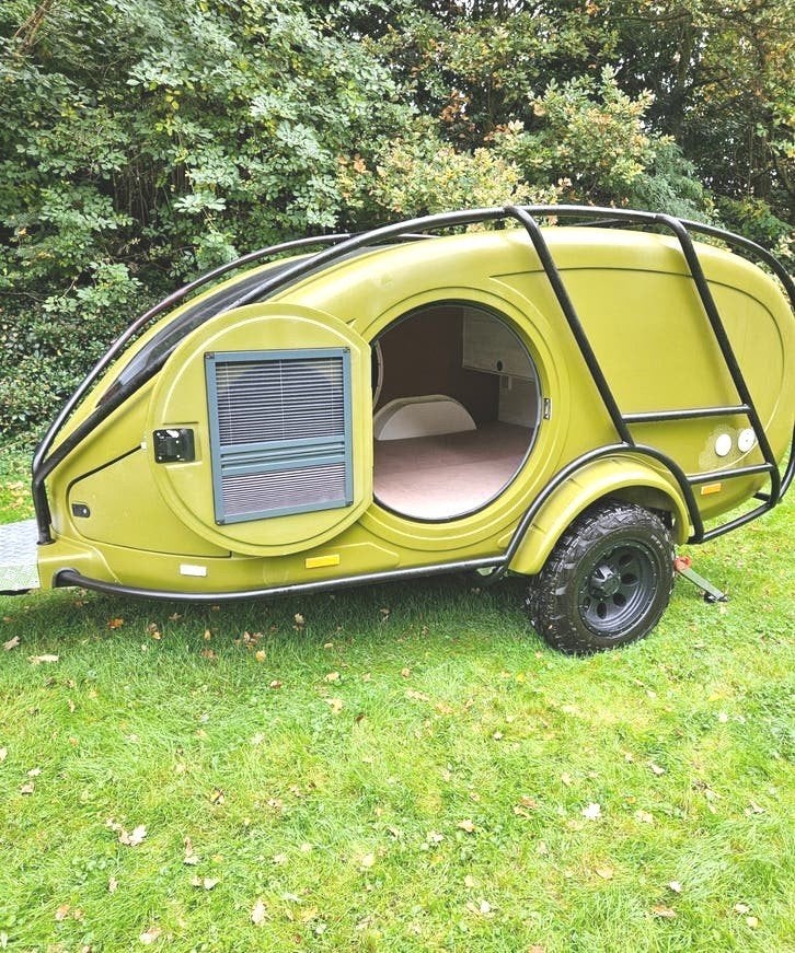 AYAZ 5K Teardrop caravan met panoramisch slaapvertrek, Particulier