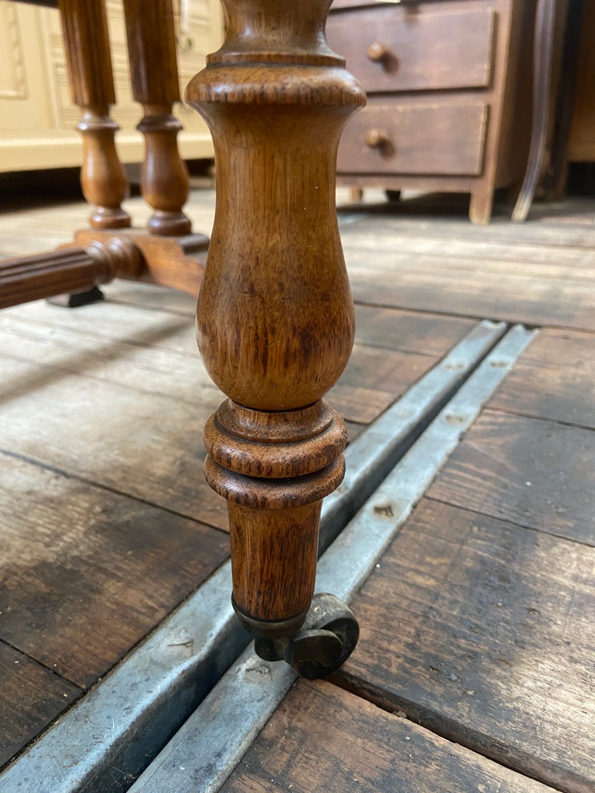 Een Franse hangoor tafel rechthoek eettafel, Antiek en Kunst, Ophalen