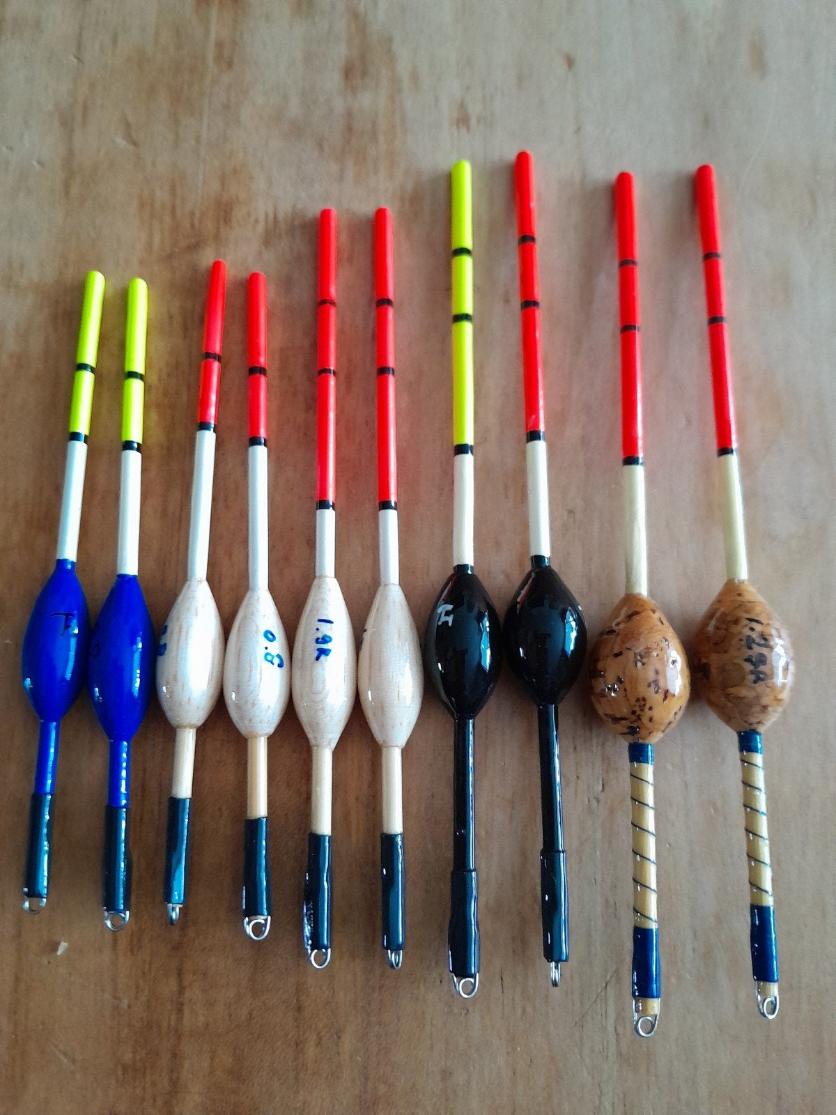 handgemaakte karper zeelt dobbers, Watersport en Boten, Ophalen of Verzenden, Nieuw, Dobber of Lood