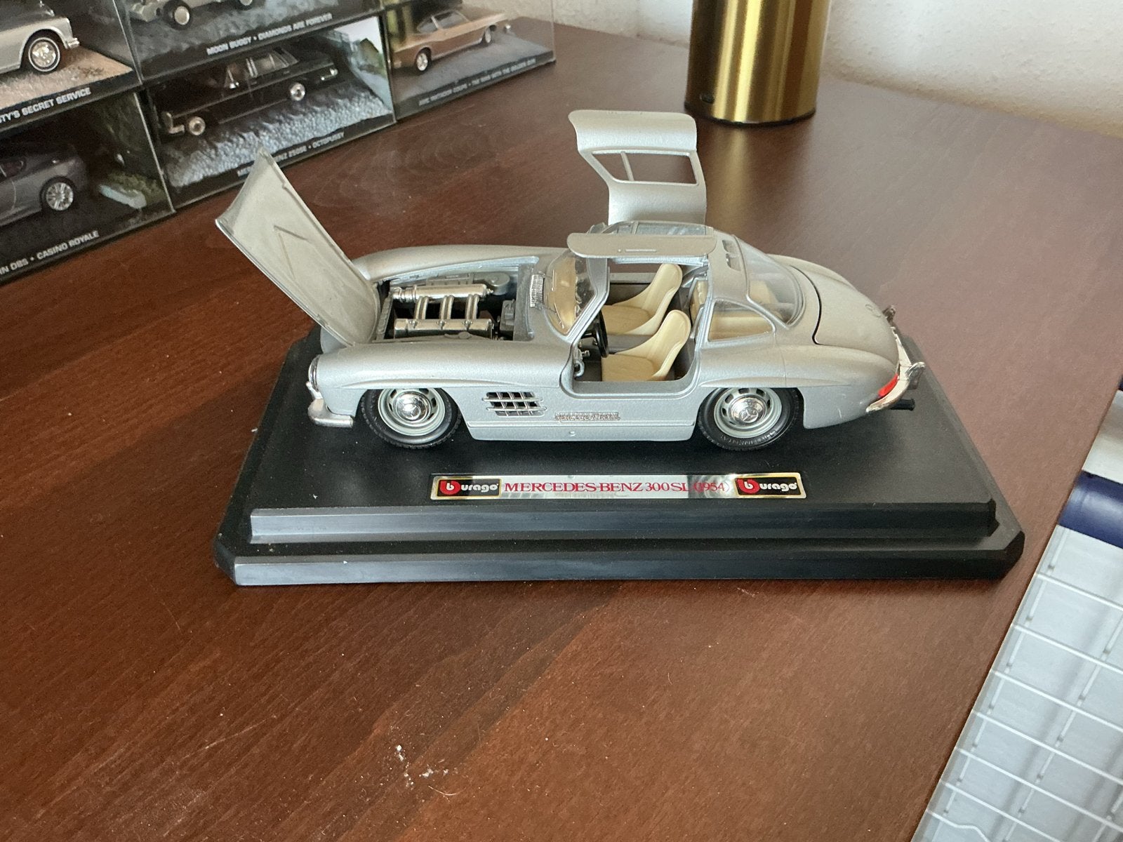 Burago Mercedes-Benz 300SL (1954) Modelauto, Ophalen, Zo goed als nieuw, Auto, Bburago