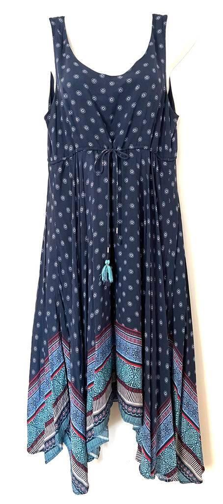 Tom Tailor jurk maat 36, Kleding | Dames, Blauw, Ophalen of Verzenden, Zo goed als nieuw, Knielengte