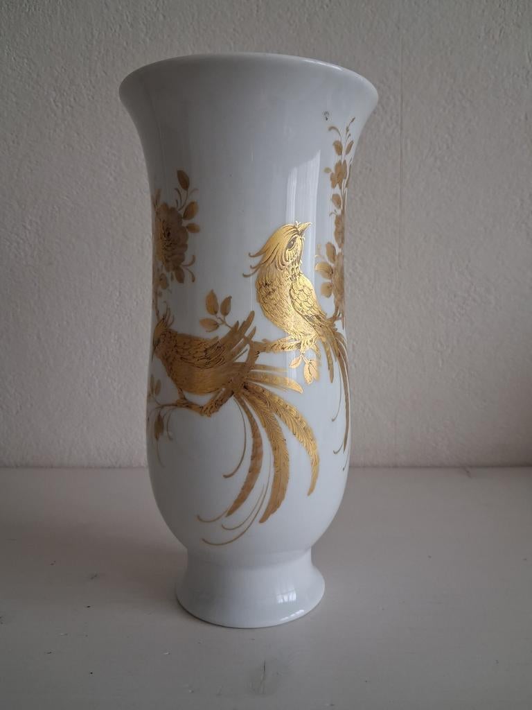 Porseleinen vaas Kaiser Melodie met gouden decoratie H21B10, Ophalen