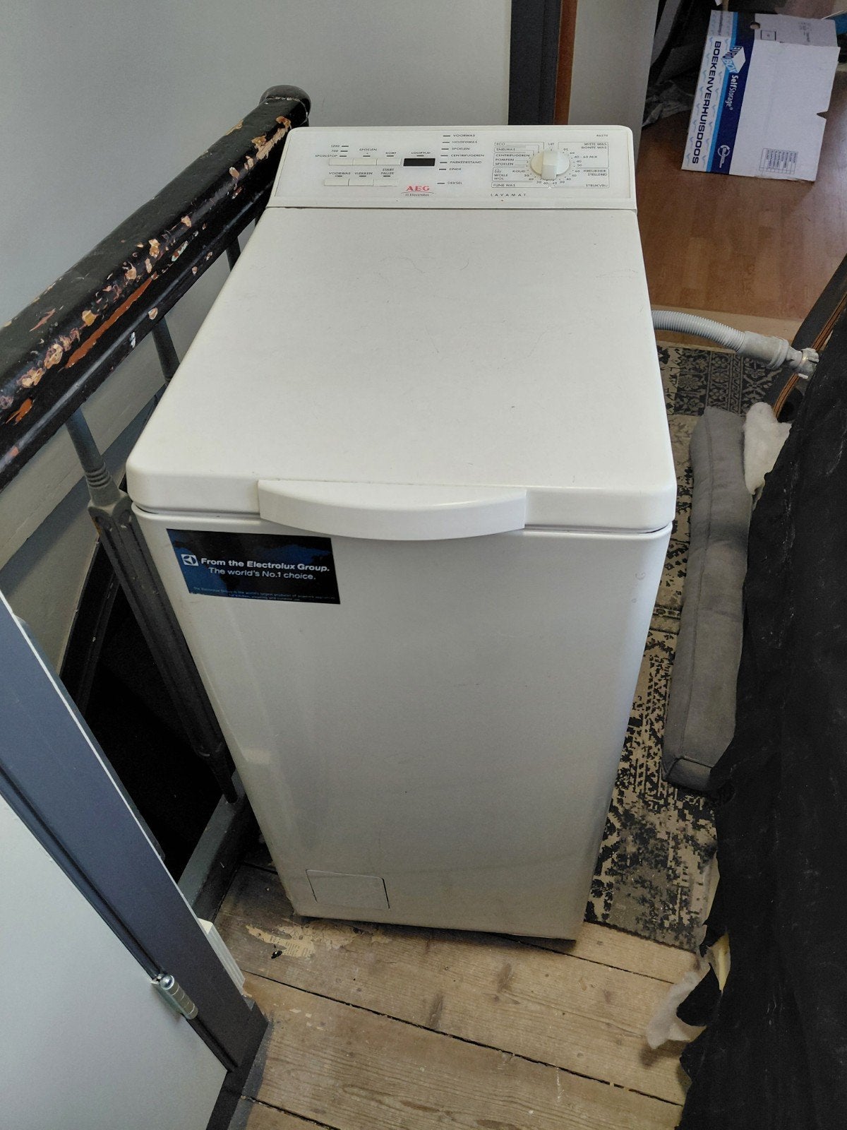 AEG Lavamat Bovenlader Wasmachine - Compact en Efficiënt, Witgoed en Apparatuur, Wasmachines, Ophalen, Gebruikt, Bovenlader, 85 tot 90 cm