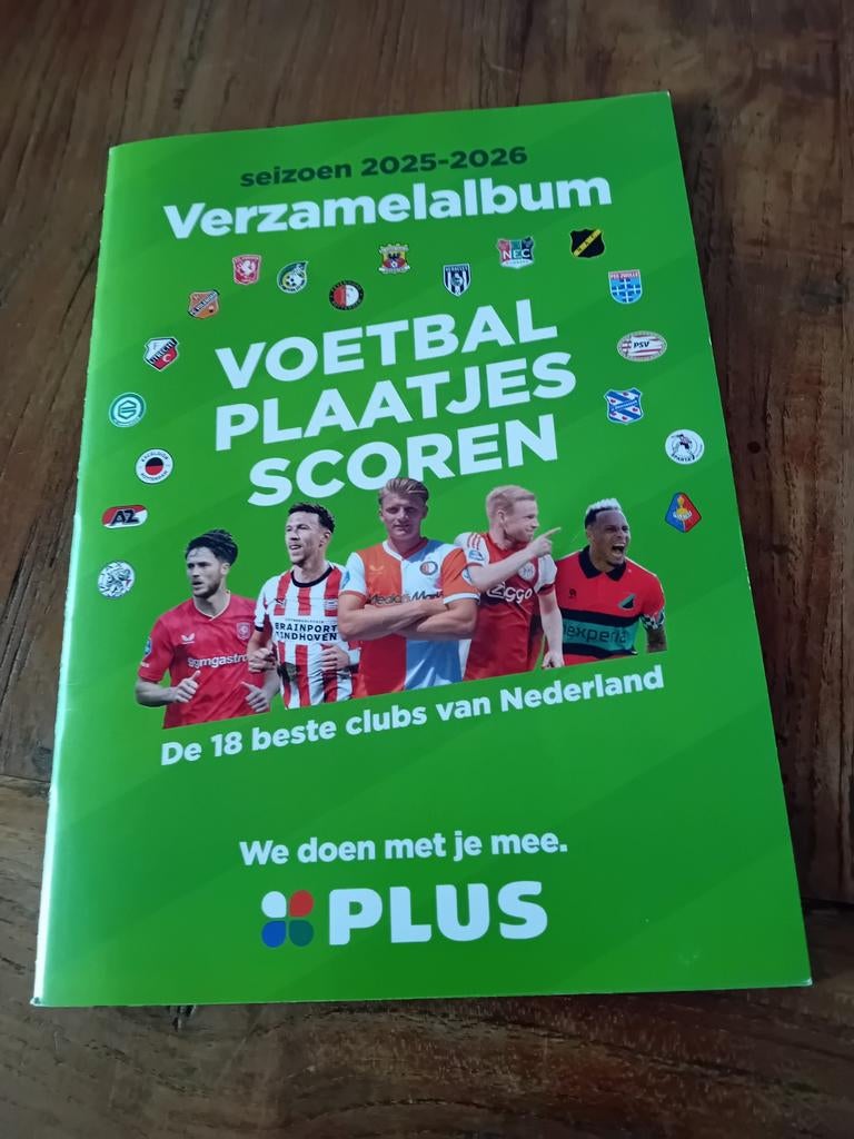 Verzamelalbum Eredivisie 2x 20,00 euro per Album met plaatje, Drie personen of meer