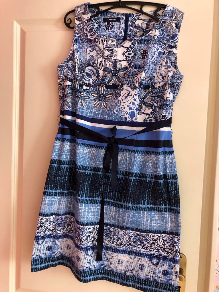 Taifun jurk maat 40, Maat 38/40 (M), Blauw, Ophalen of Verzenden, Zo goed als nieuw