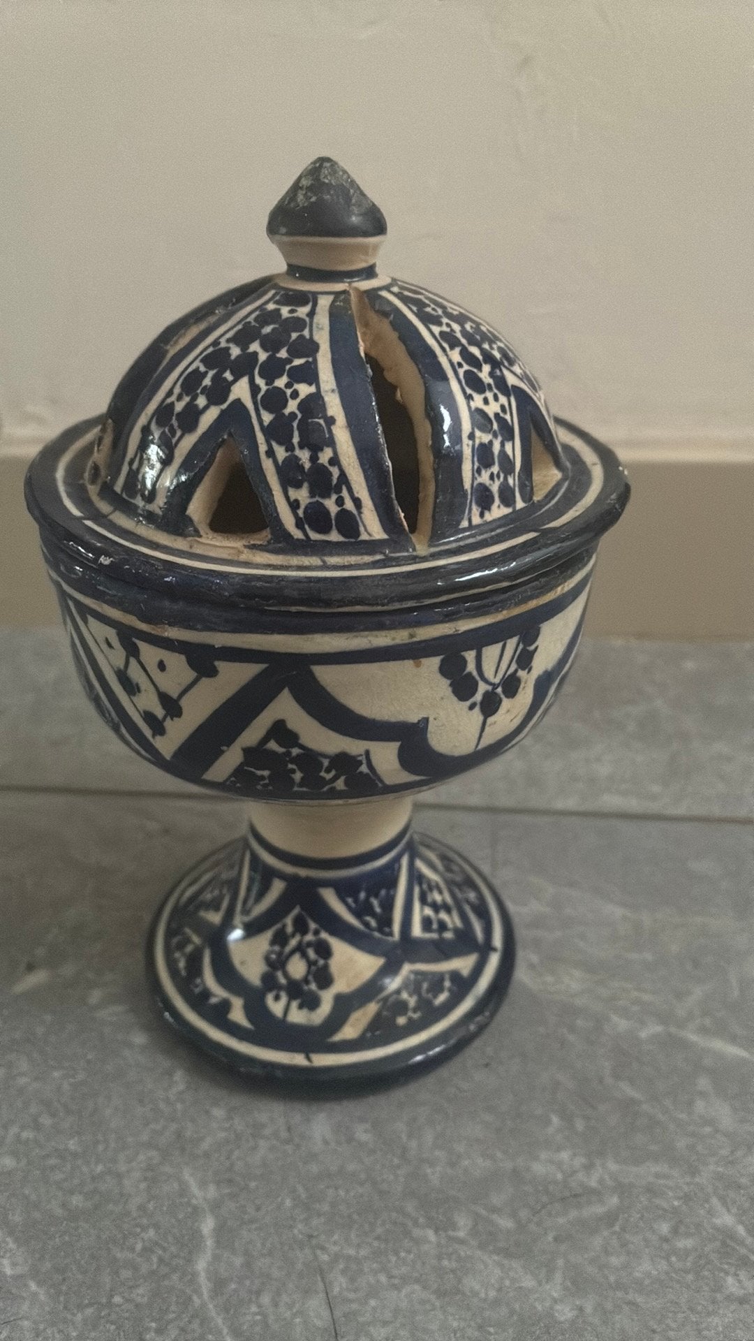 Wierook brander aardewerk marokko safi, Ophalen of Verzenden
