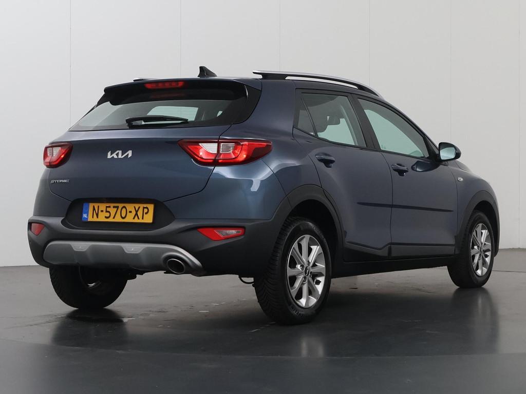 Kia Stonic 1.0 T-GDi MHEV DynamicLine | Navigatie | Parkeerc, Auto's, Kia, Voorwielaandrijving, Gebruikt, Euro 6, Blauw