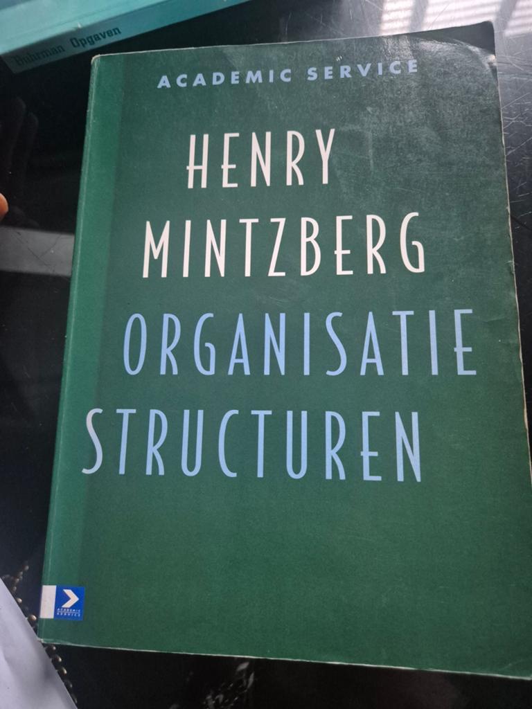 Henry Mintzberg - Organisatiestructuren, Boeken, Zo goed als nieuw, Henry Mintzberg, Gamma, HBO