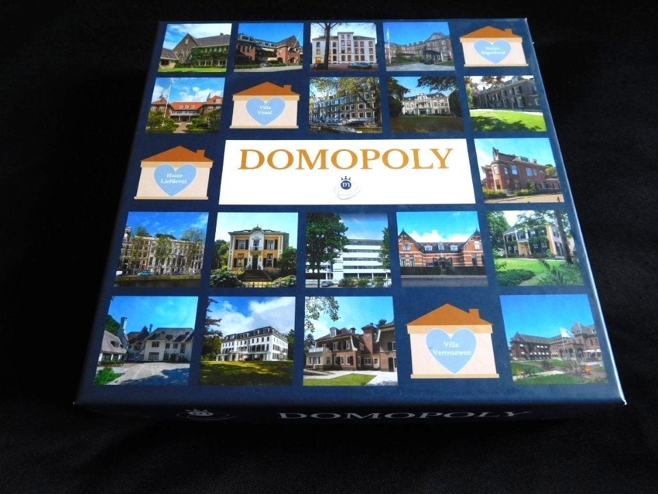 Domopoly Bordspel Nieuw, lijkt op Monopoly,€2.50 ontwikkeld, Hobby en Vrije tijd, Gezelschapsspellen | Bordspellen, Vijf spelers of meer