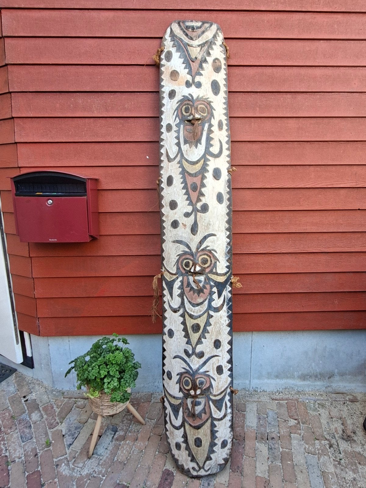 Fraai schild Papua nieuw Guinea, Antiek en Kunst, Ophalen