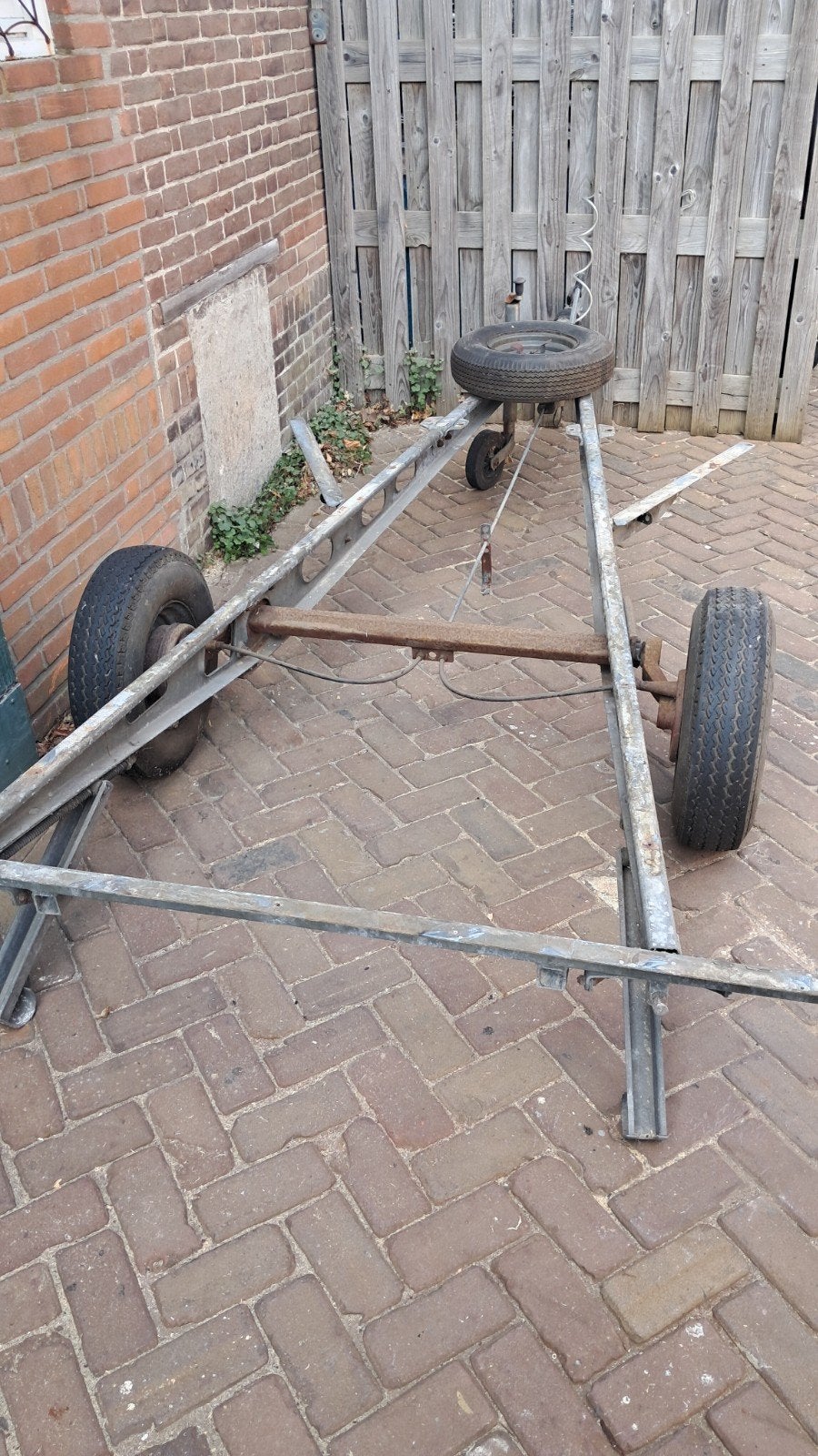 onderstel voor een aanhanger/boottrailer/water-motortrailer, Ophalen
