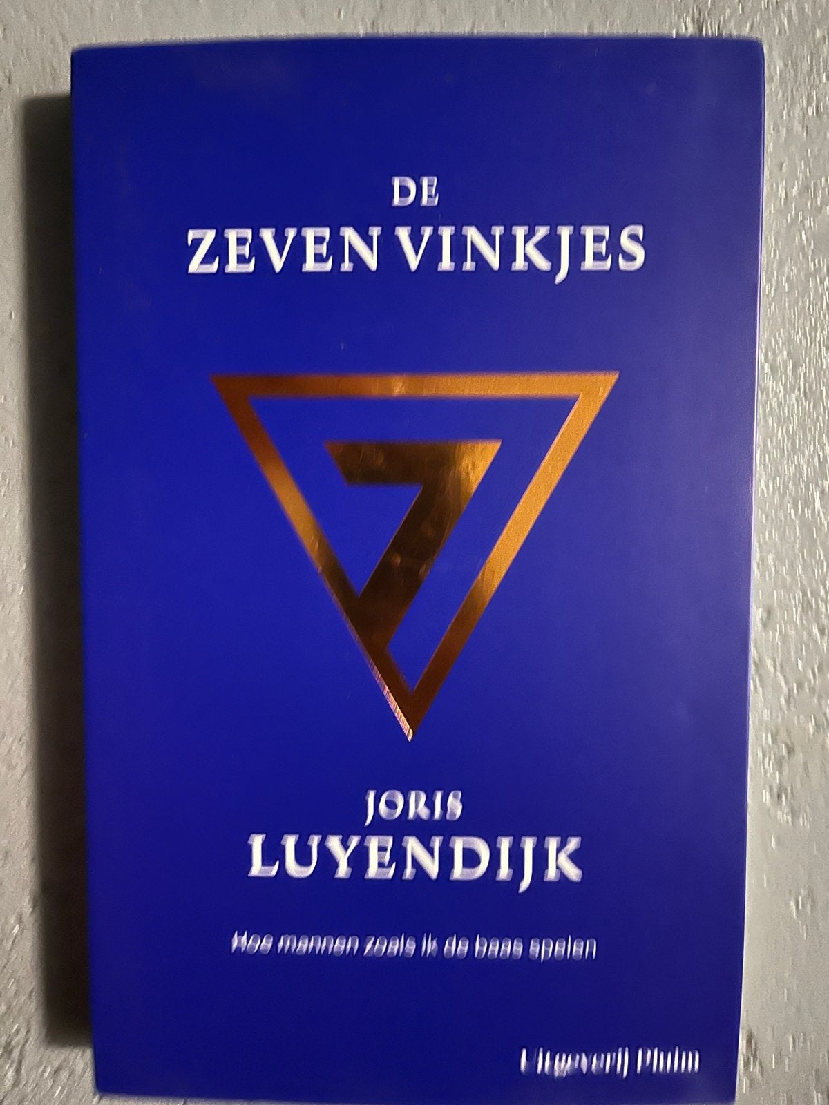 De Zeven Vinkjes - Joris Luyendijk, Ophalen of Verzenden, Zo goed als nieuw