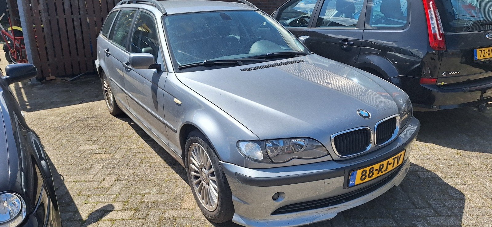 BMW 3-Serie 1.8 I 316 Touring 2005 Grijs, Auto's, Achterwielaandrijving, 1250 kg, 4 cilinders, 1796 cc