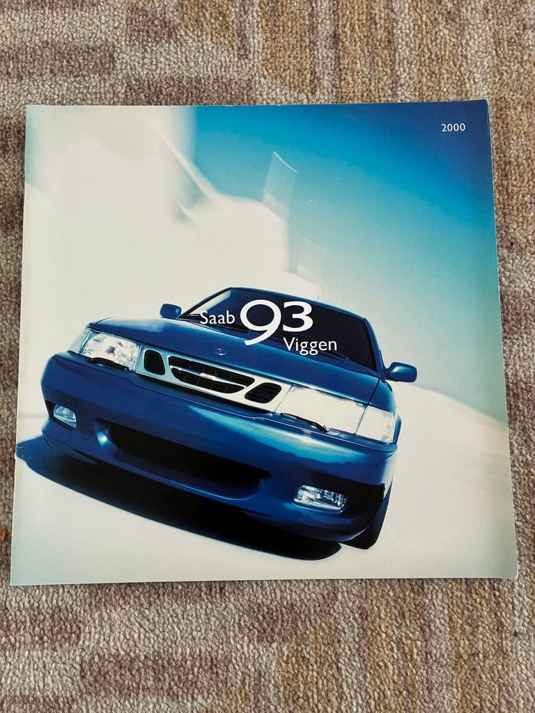 Saab 93 Viggen Franstalige brochure modeljaar 2000, Ophalen of Verzenden, Zo goed als nieuw, Overige merken