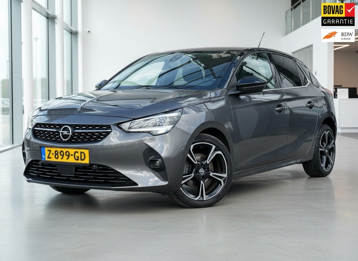 Opel Corsa 1.2 GS Line| DIGITALDASH| CARPLAY| SPORT| NAP, Auto's, 101 pk, Gebruikt, Leder en Stof, 3 cilinders