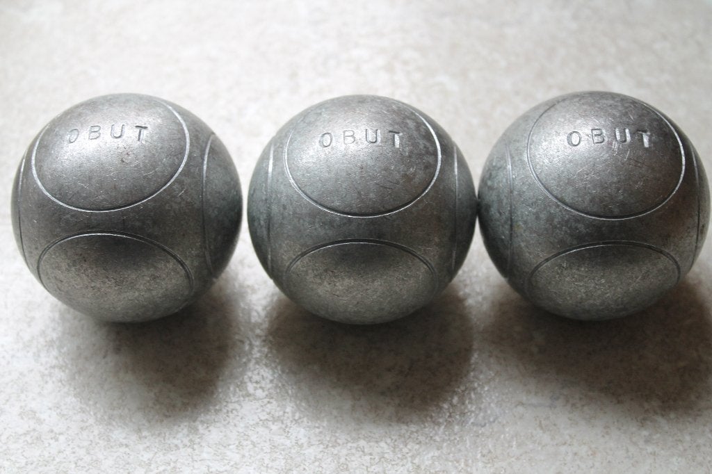 Jeu de Boule wedstrijd ballen Merk Obut ATC Compleet !!, Ophalen of Verzenden, Gebruikt
