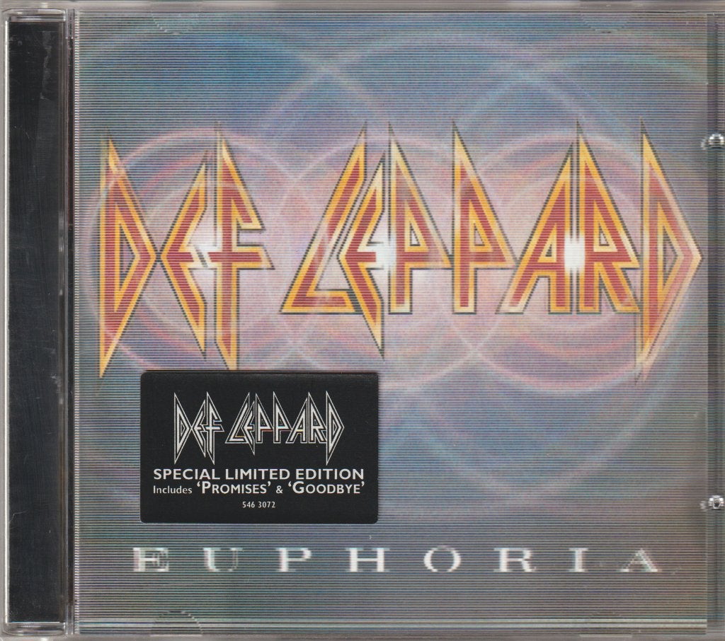 Def Leppard - Euphoria, Special Limited Edition 3D, Cd's en Dvd's, Cd's | Hardrock en Metal, Ophalen of Verzenden, Gebruikt, Speciale editie