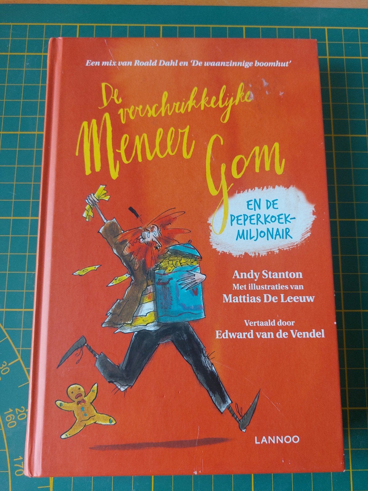 De verschrikkelijke meneer Gom en de peperkoekmiljonair, Fictie algemeen, Ophalen of Verzenden, Zo goed als nieuw, Andy Stanton