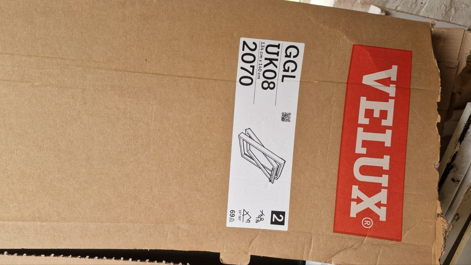 Nieuw Velux Dakraam GGL UK08 2070 (134x140 cm), Ophalen, 120 tot 160 cm, Nieuw, Dubbelglas