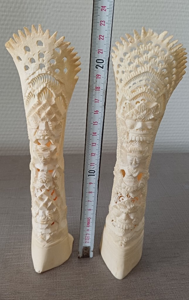 beeldjes uit Bali, Houtsnijwerk, Ophalen of Verzenden, Handgemaakt, Overige materialen